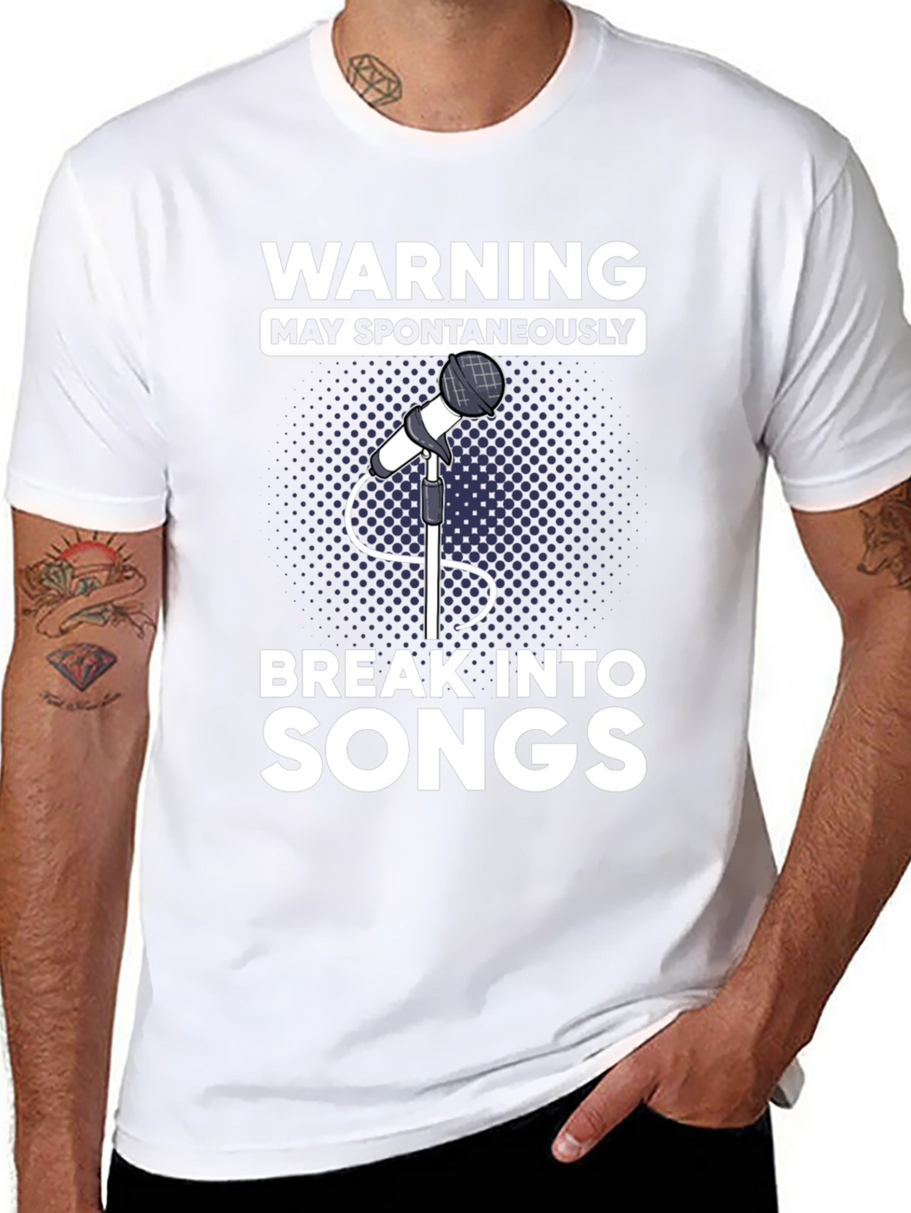 Warning May Spontaneously Break Into Songs T-Shirt