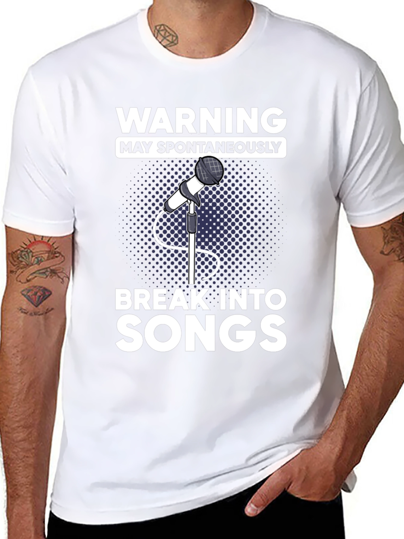 Warning May Spontaneously Break Into Songs T-Shirt