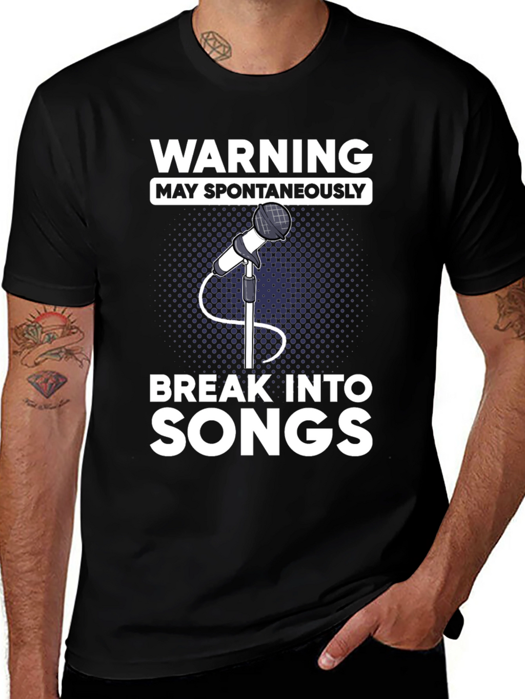 Warning May Spontaneously Break Into Songs T-Shirt