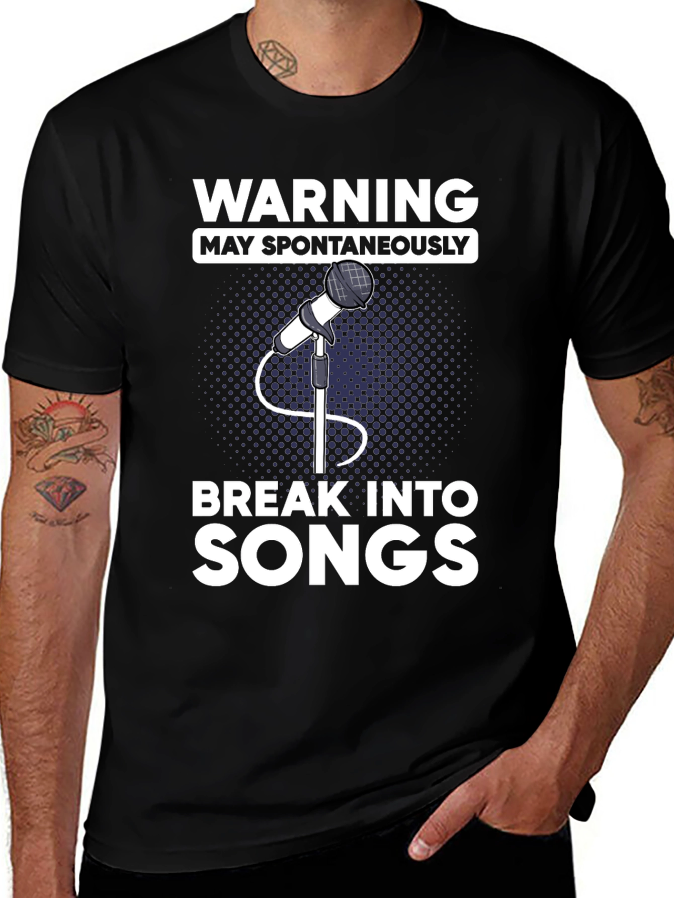 Warning May Spontaneously Break Into Songs T-Shirt