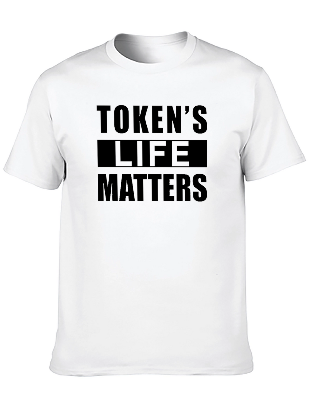 Tokens Life Matters Graphic Tee - Black Cotton T-Shirt