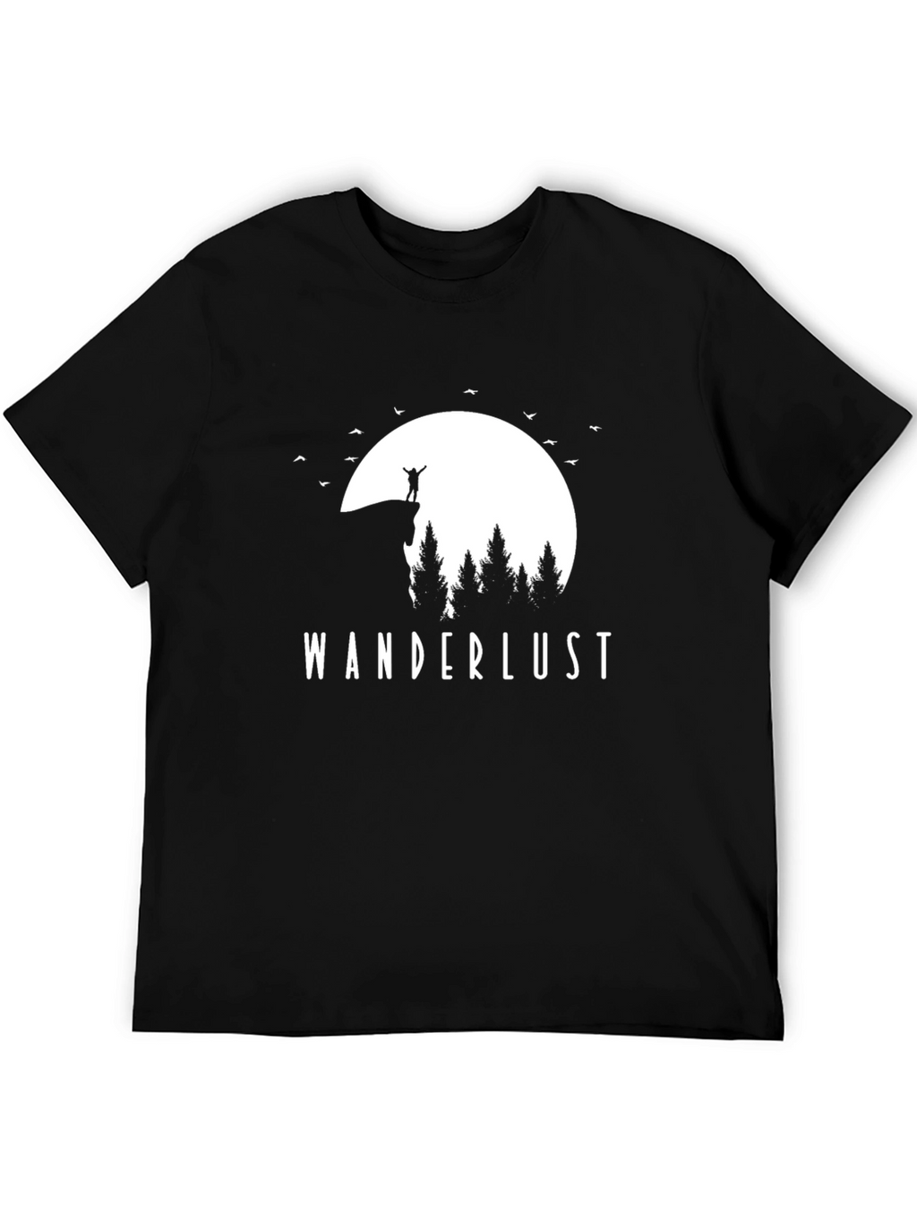 Wanderlust Graphic Tee - Black