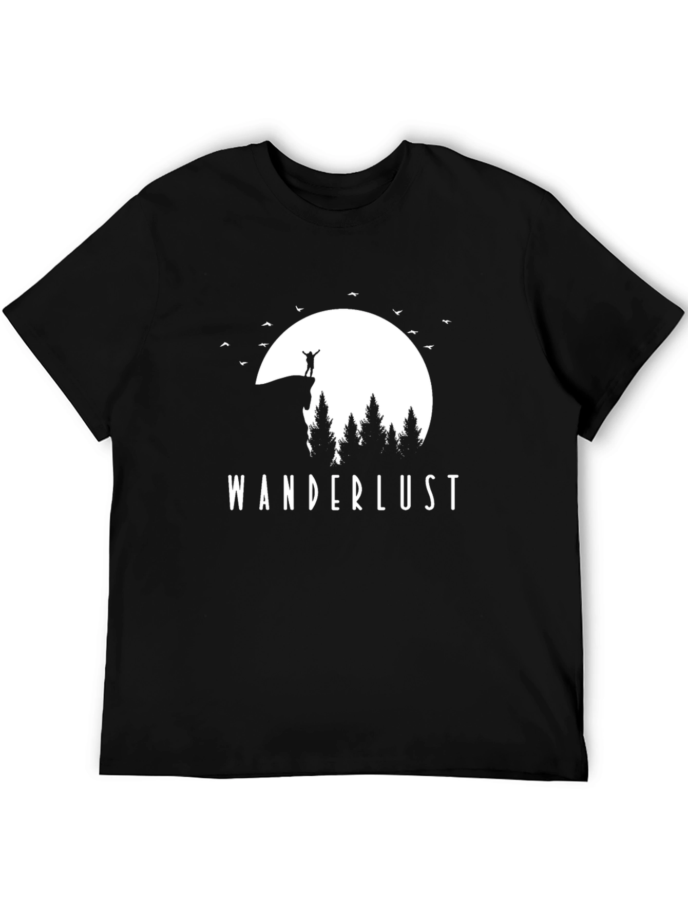 Wanderlust Graphic Tee - Black
