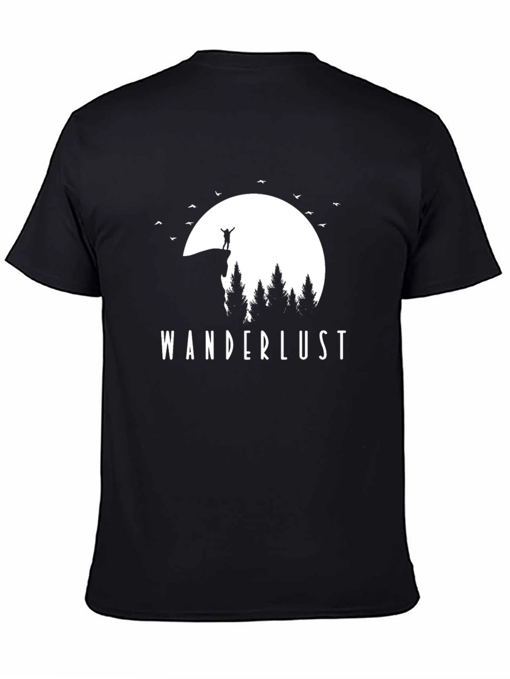Wanderlust Graphic Tee - Black