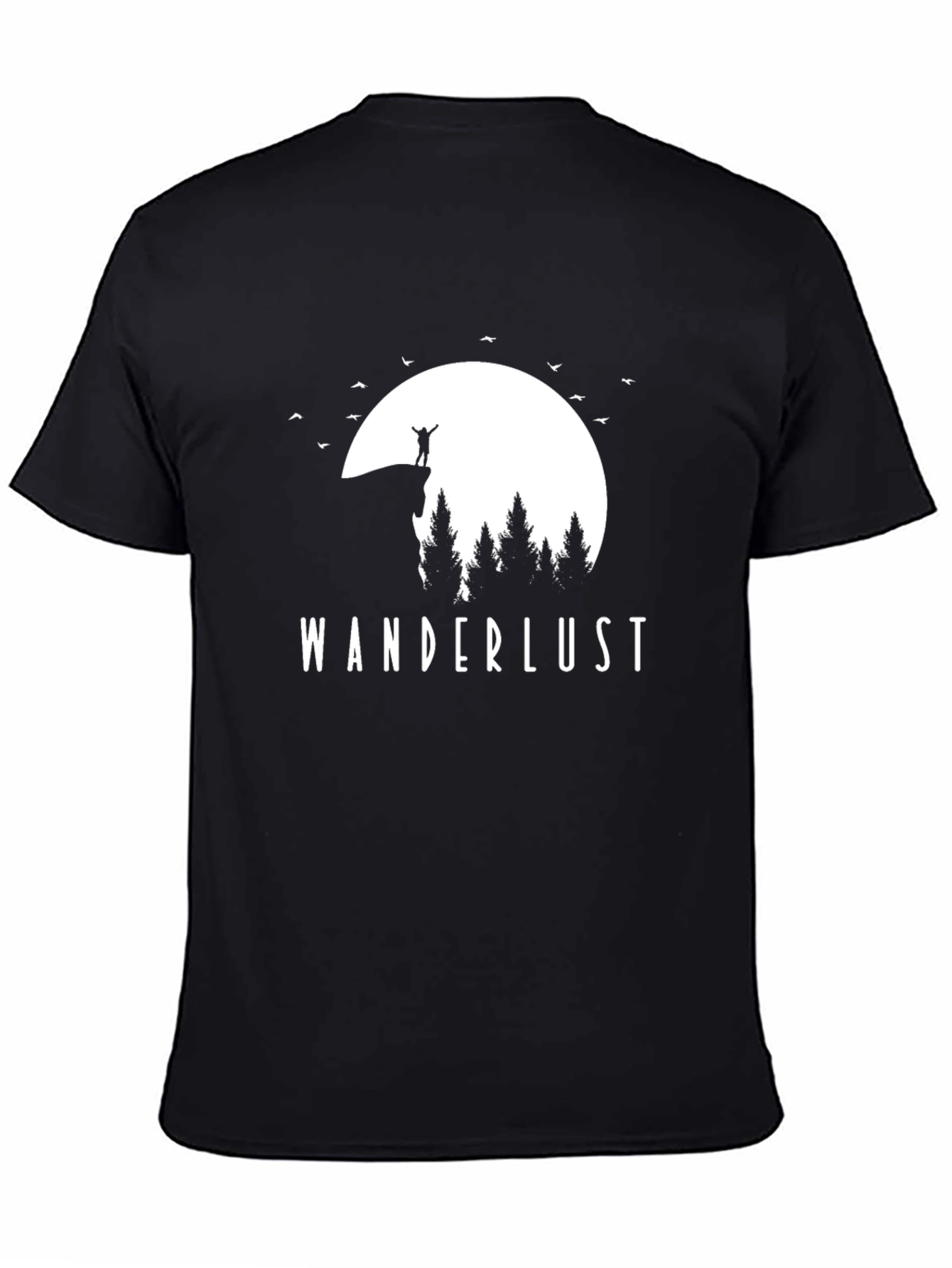 Wanderlust Graphic Tee - Black