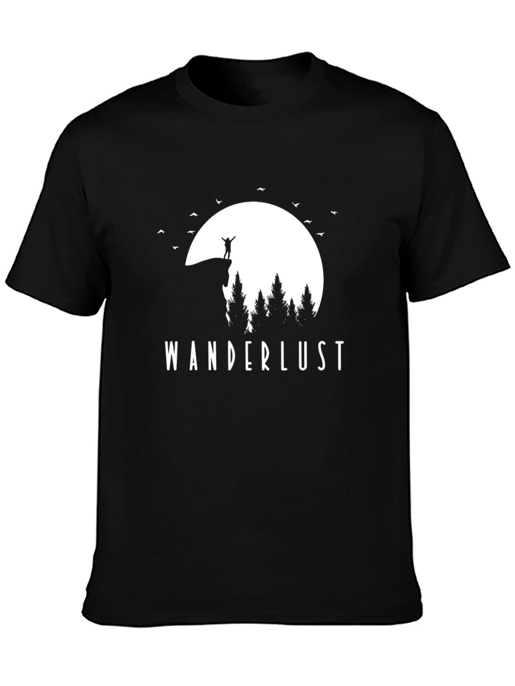 Wanderlust Graphic Tee - Black