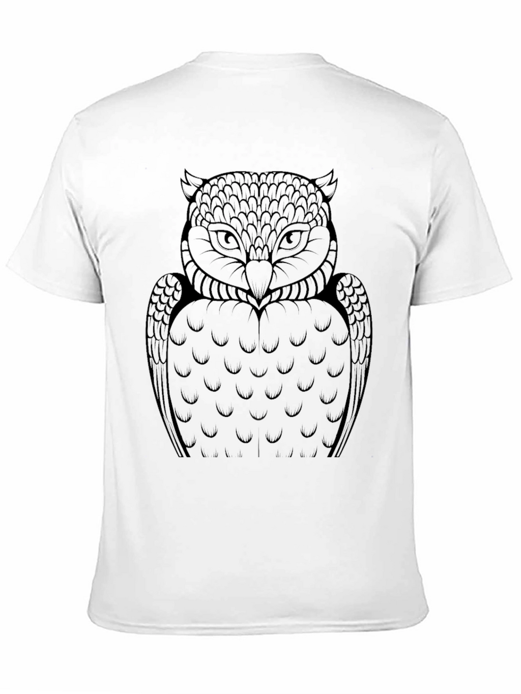 Owl Graphic Tee - Mens Black T-Shirt