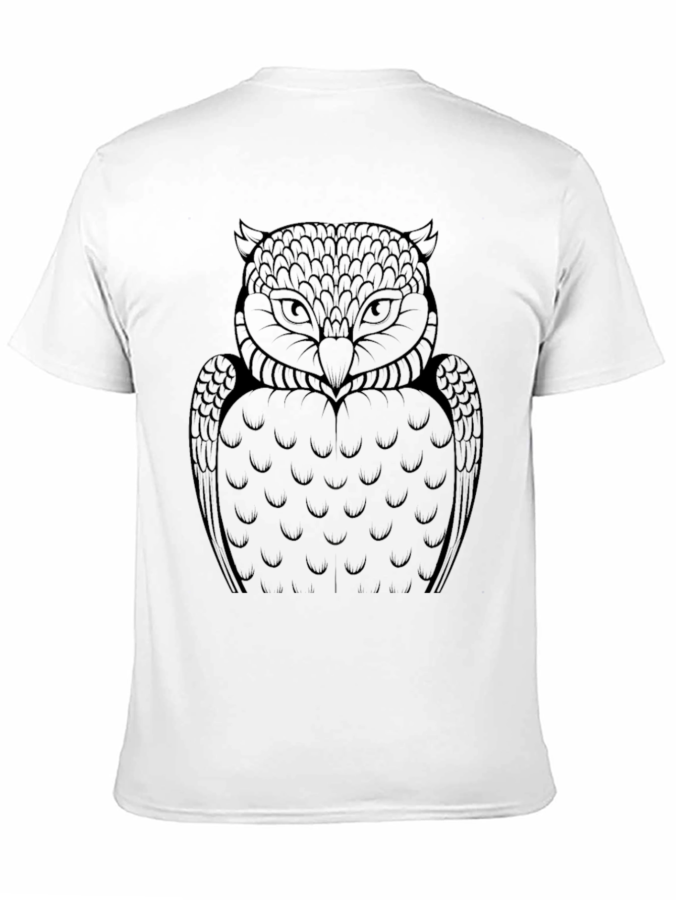 Owl Graphic Tee - Mens Black T-Shirt