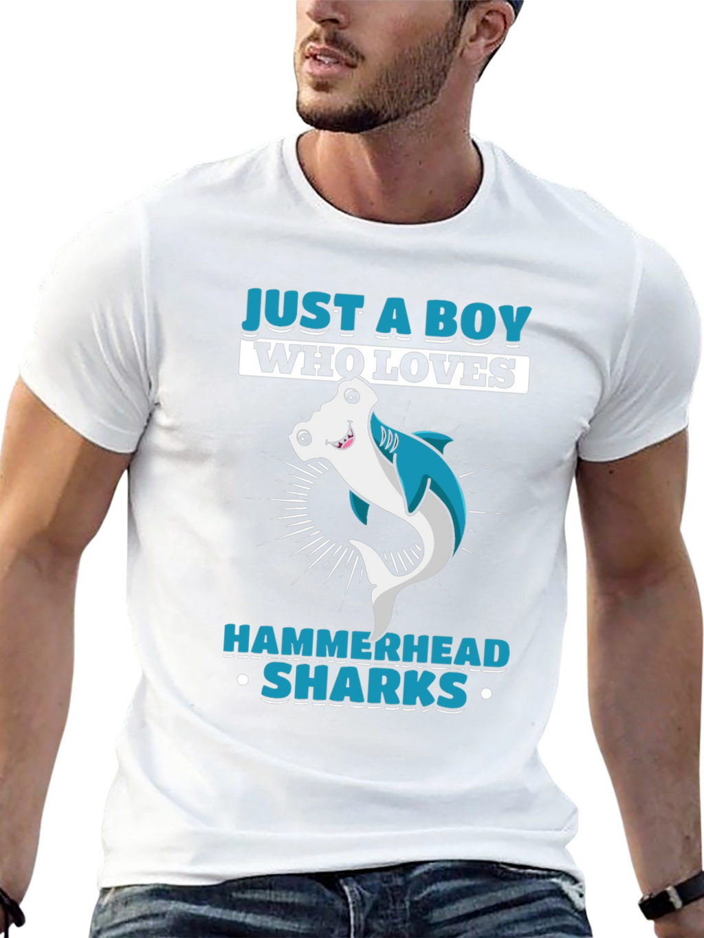 Boys Hammerhead Shark Lover T-Shirt
