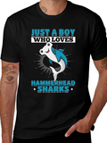 Boys Hammerhead Shark Lover T-Shirt