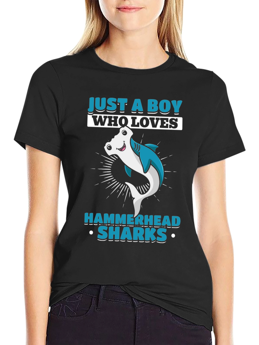 Boys Hammerhead Shark Lover T-Shirt