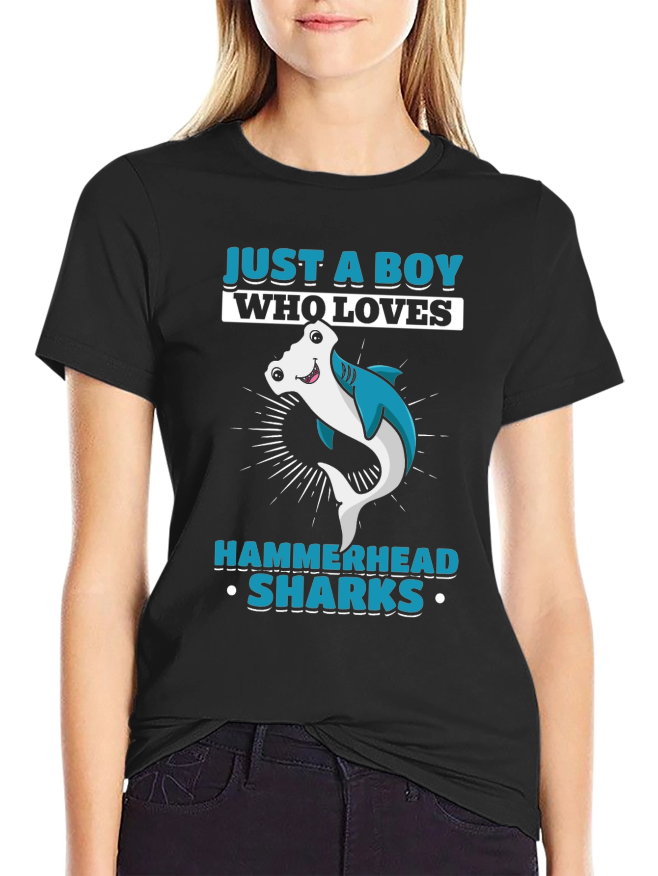 Boys Hammerhead Shark Lover T-Shirt