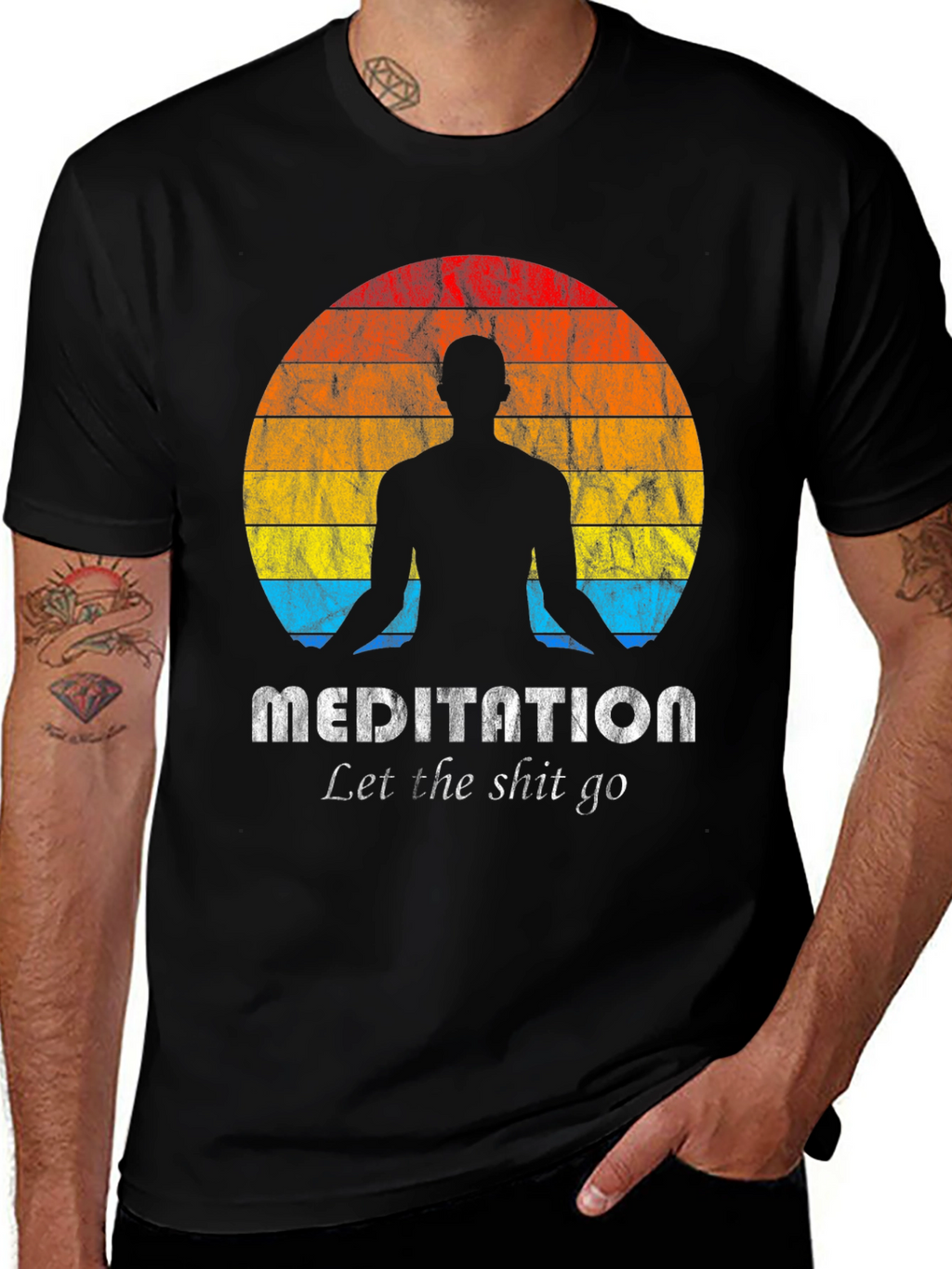 Meditation T-Shirt - Let The Shit Go