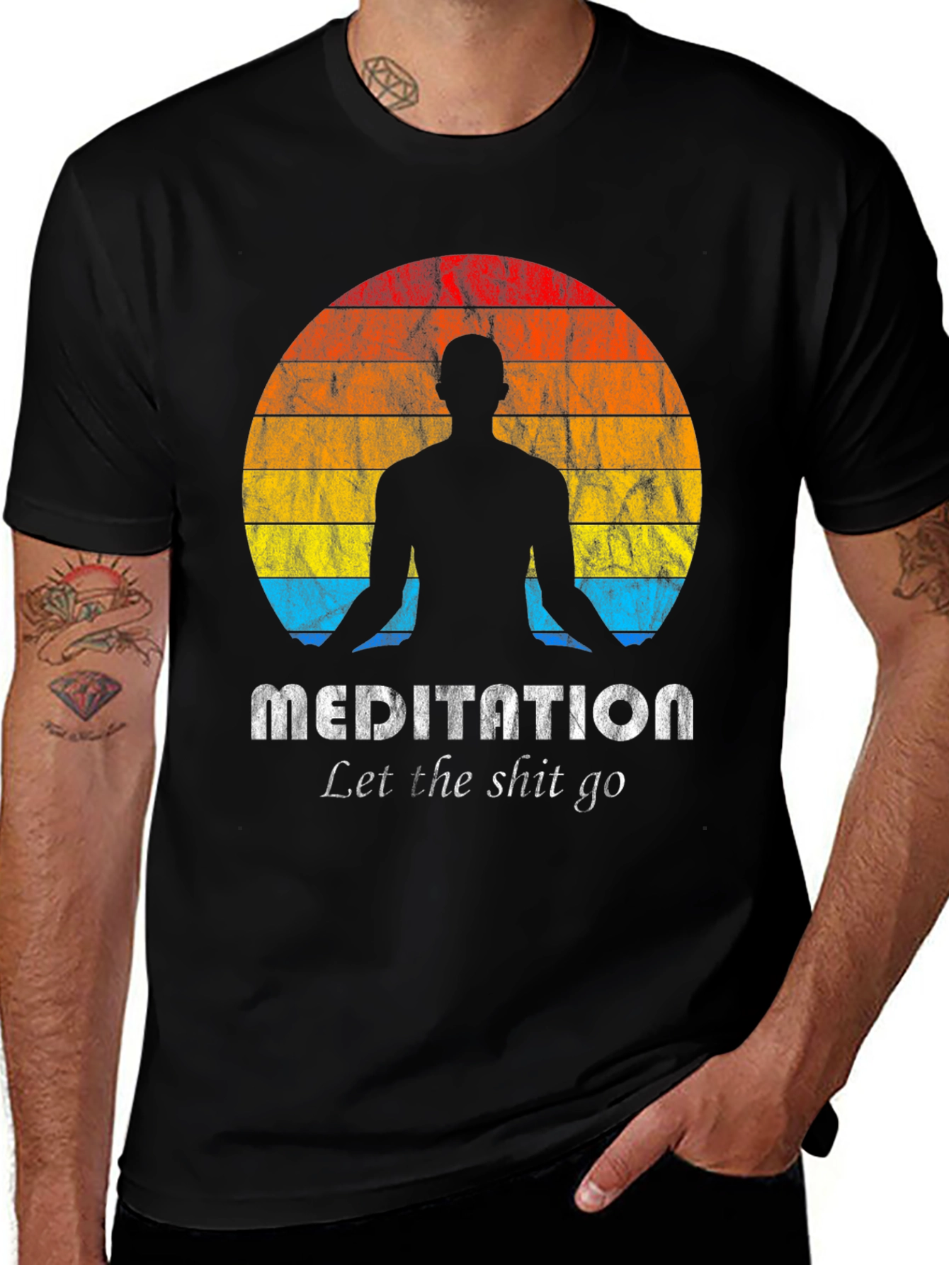 Meditation T-Shirt - Let The Shit Go
