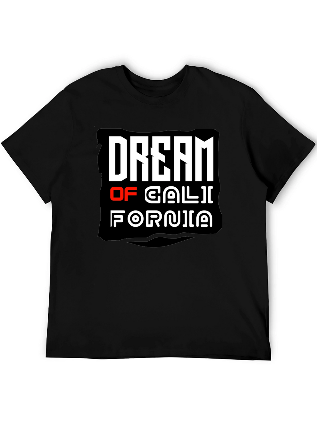 Dream of California Graphic T-Shirt - Black