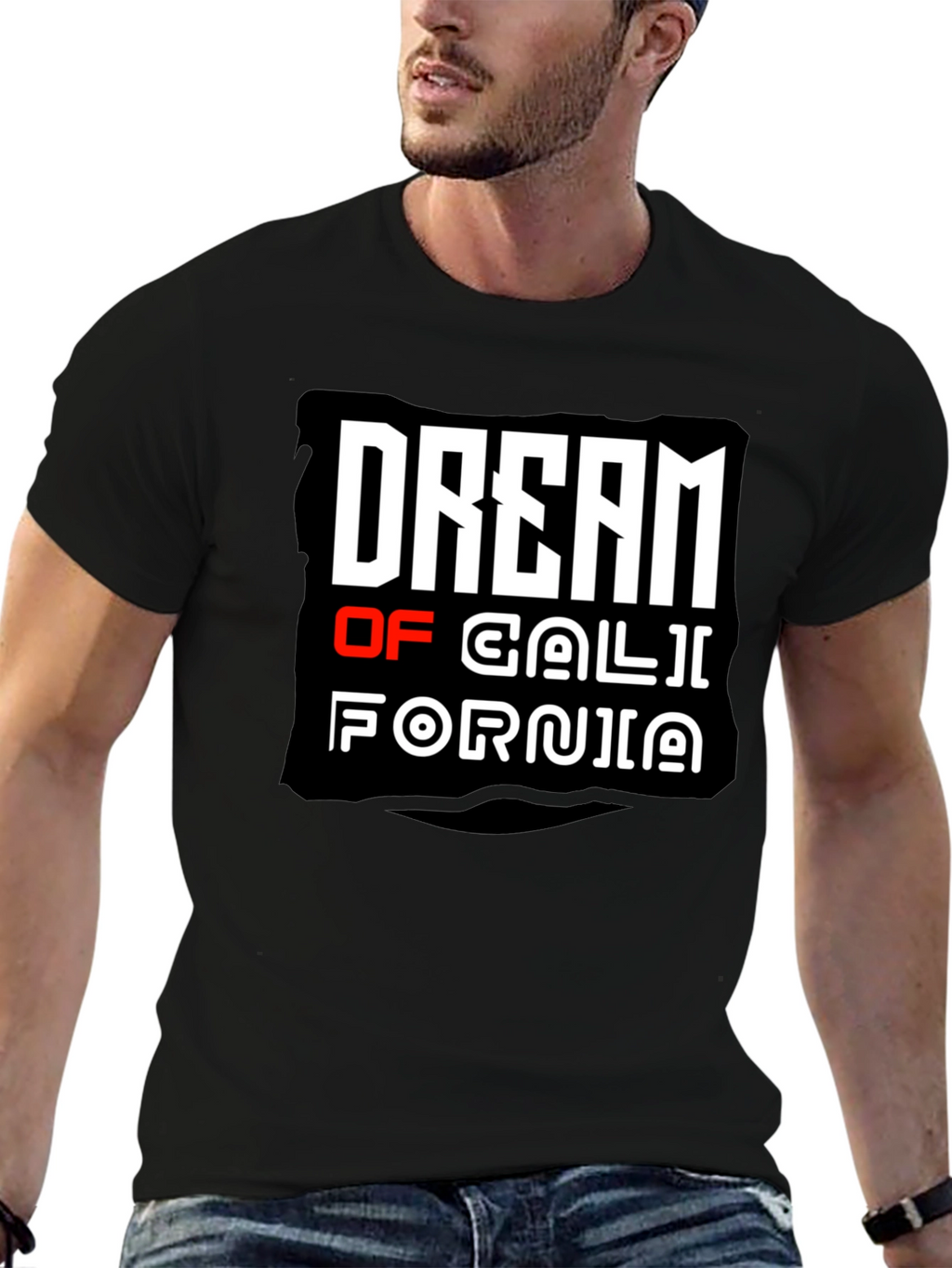 Dream of California Graphic T-Shirt - Black