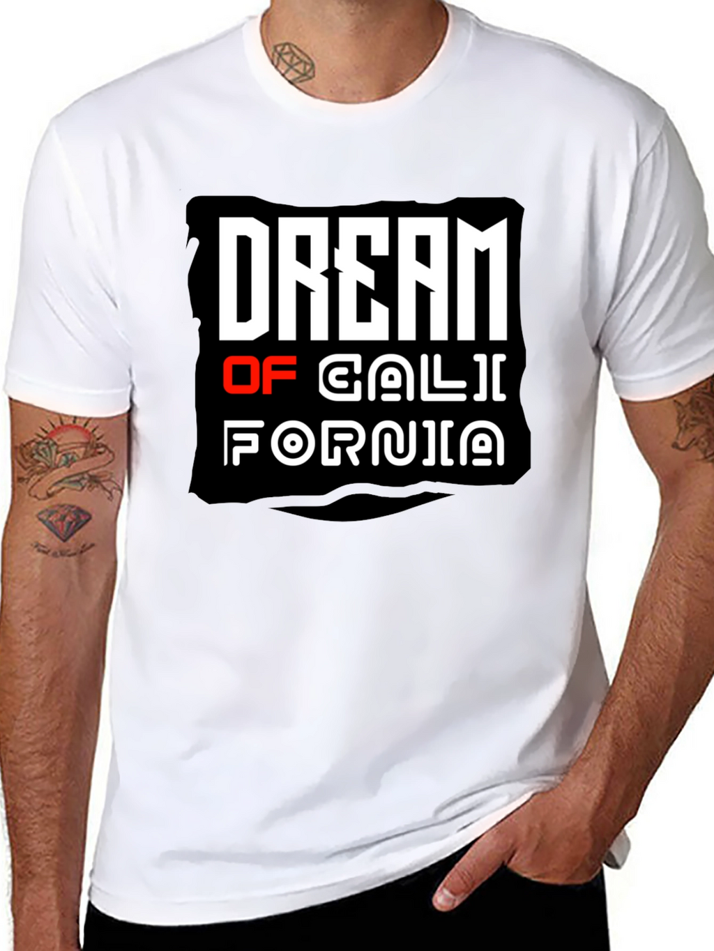 Dream of California Graphic T-Shirt - Black