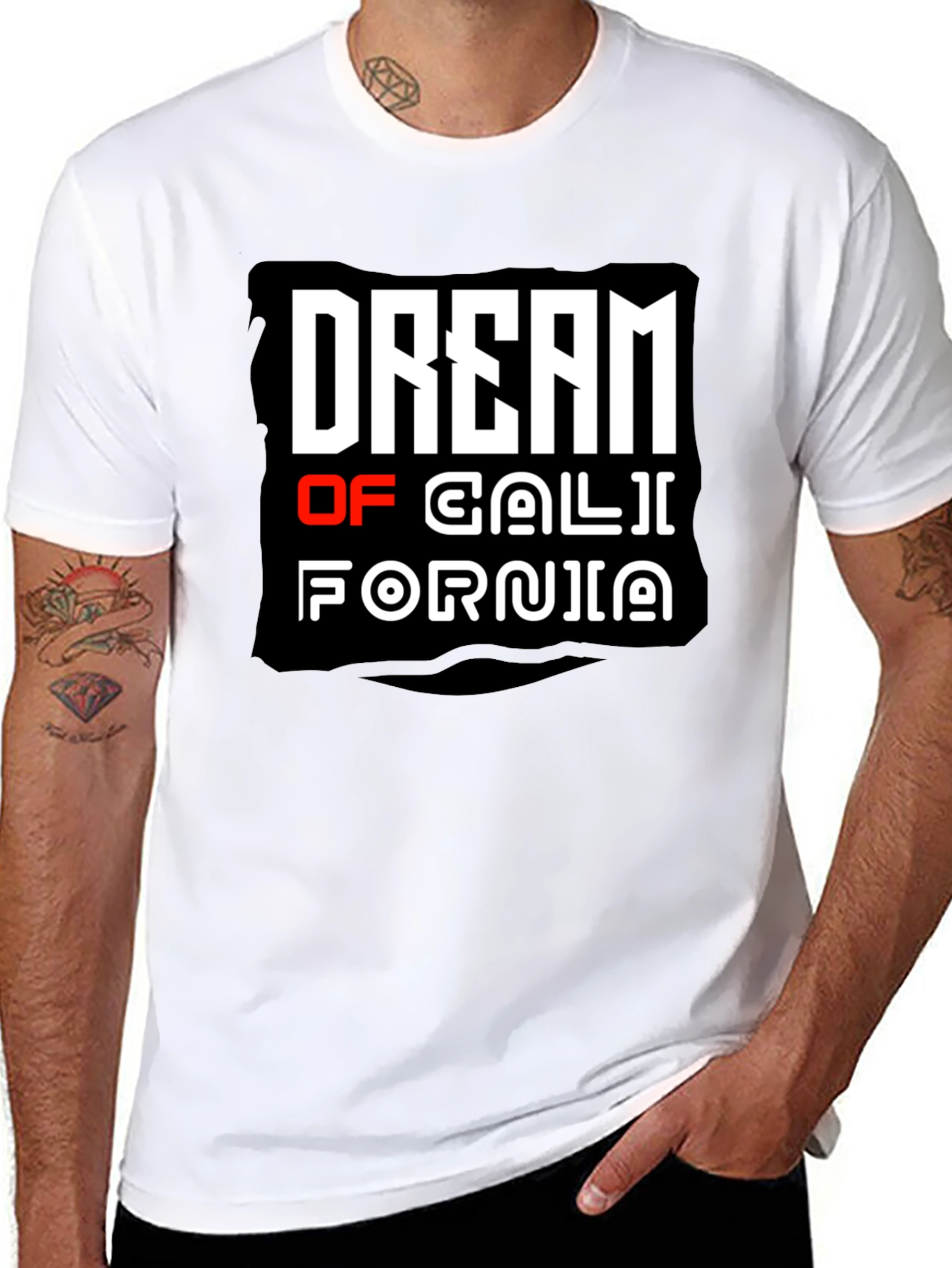 Dream of California Graphic T-Shirt - Black