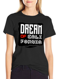 Dream of California Graphic T-Shirt - Black