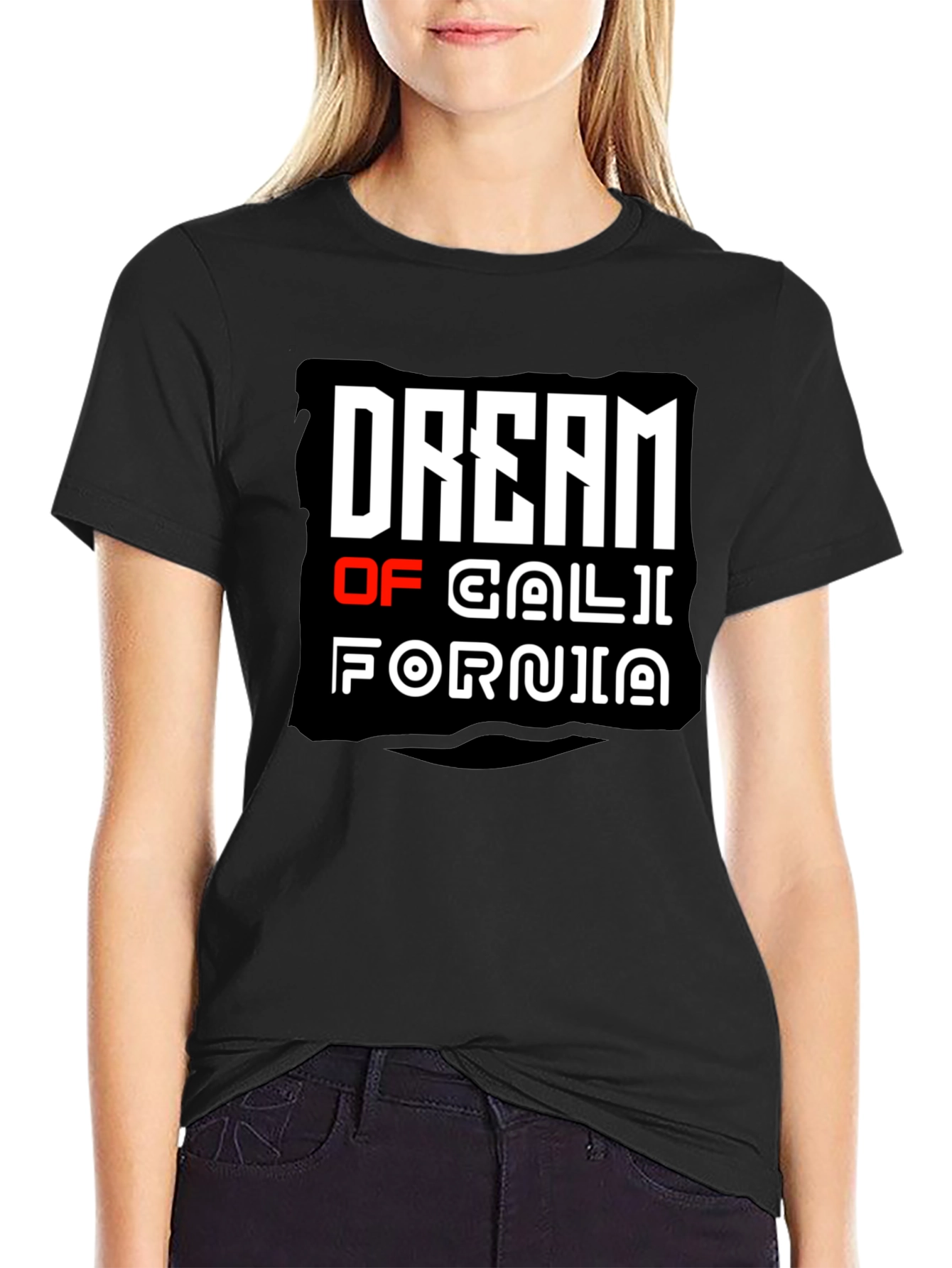 Dream of California Graphic T-Shirt - Black