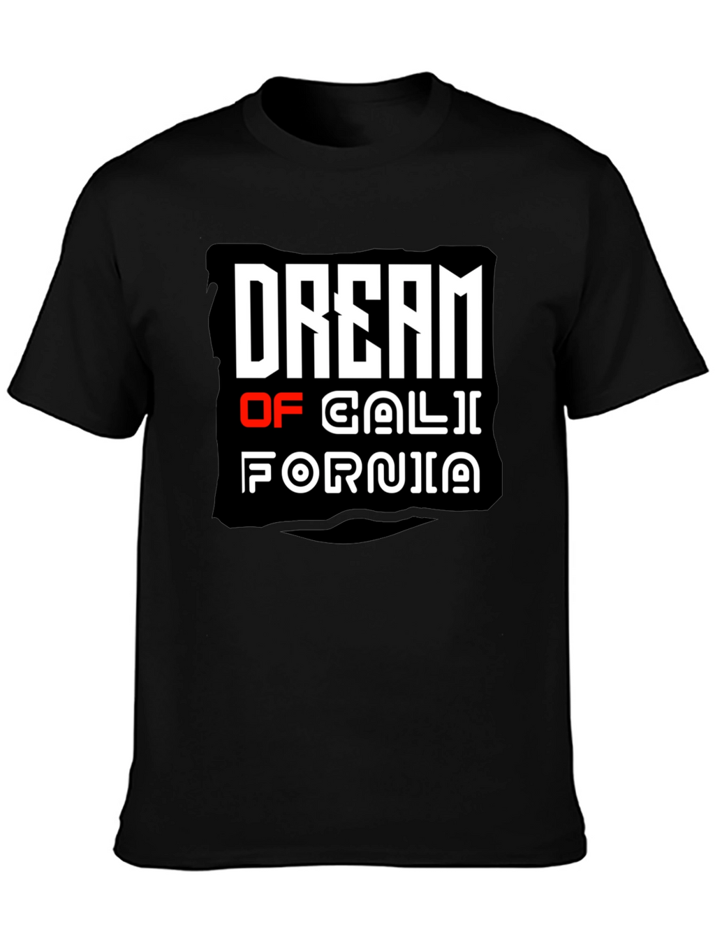 Dream of California Graphic T-Shirt - Black