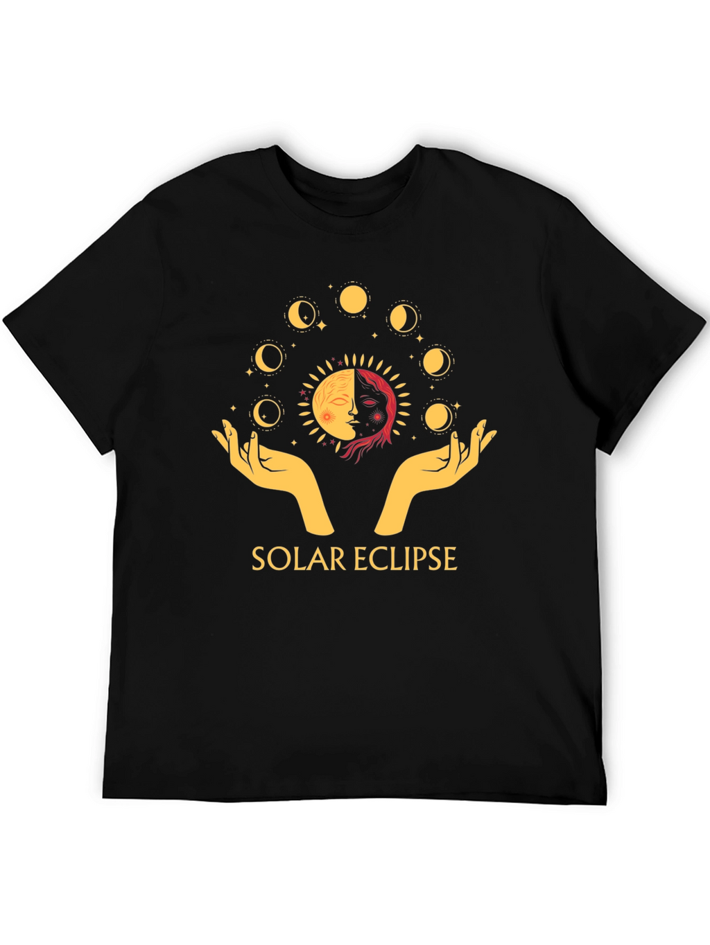 Solar Eclipse Graphic Tee - Celestial Design