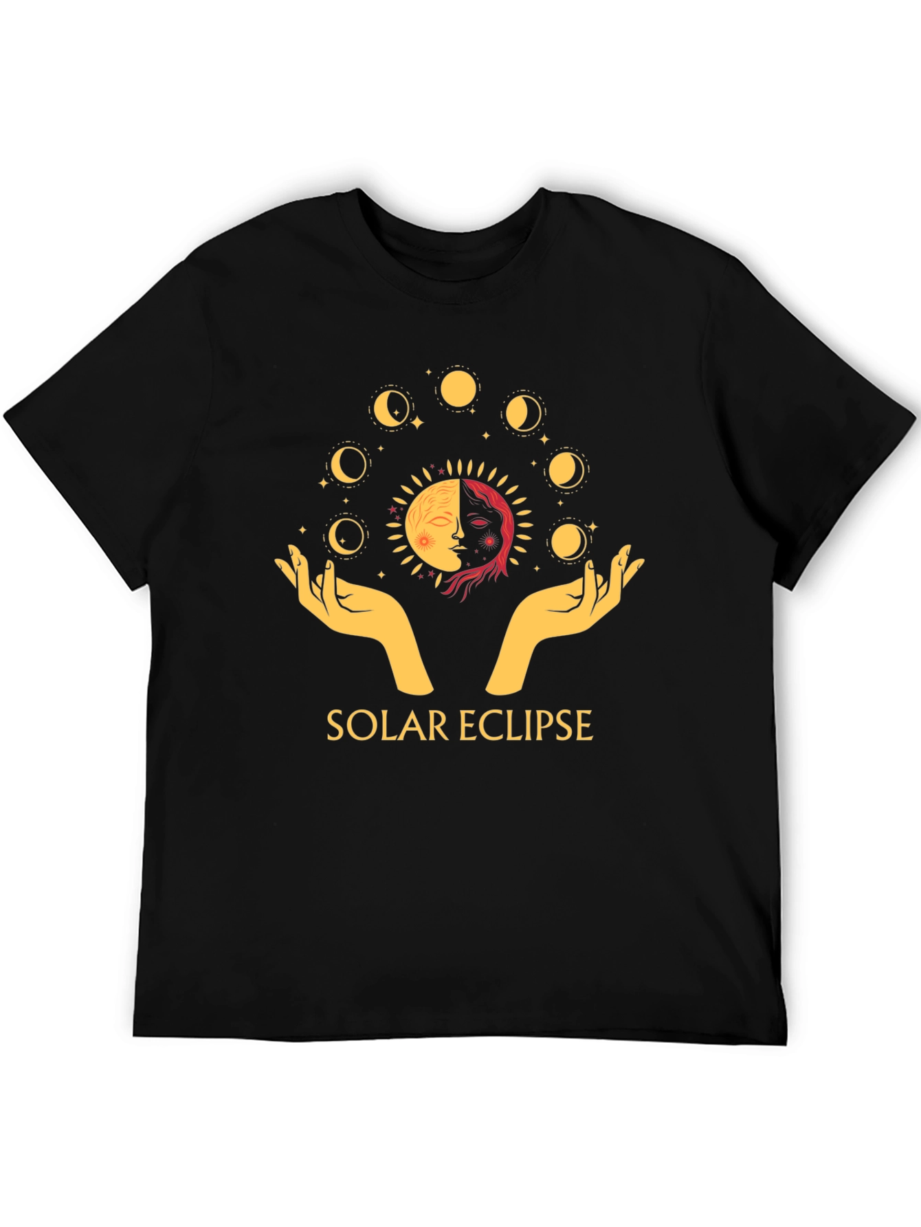 Solar Eclipse Graphic Tee - Celestial Design