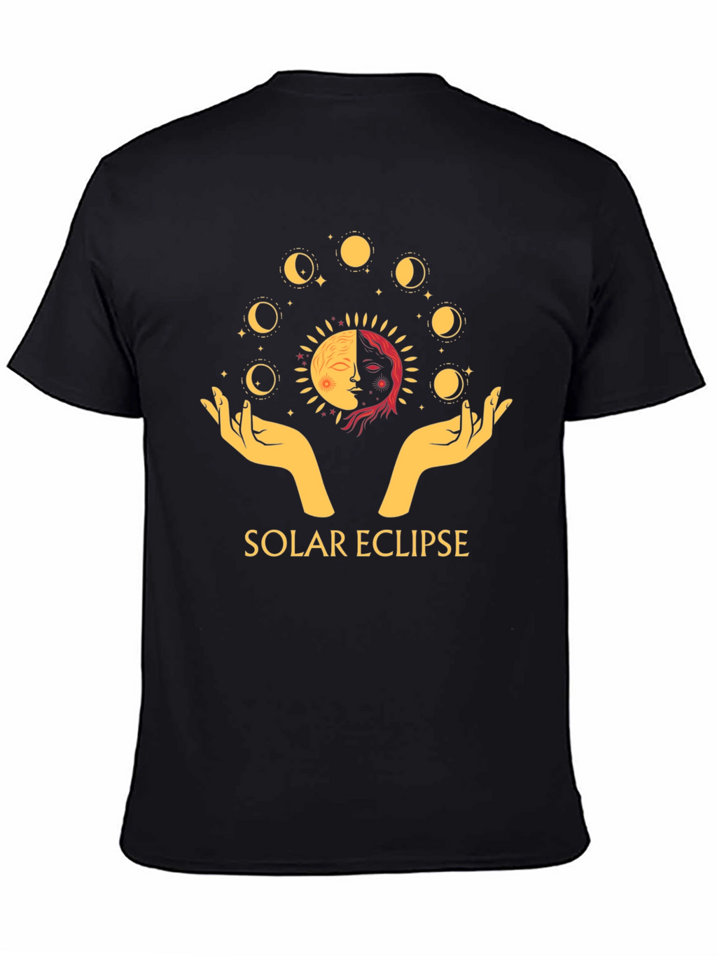 Solar Eclipse Graphic Tee - Celestial Design