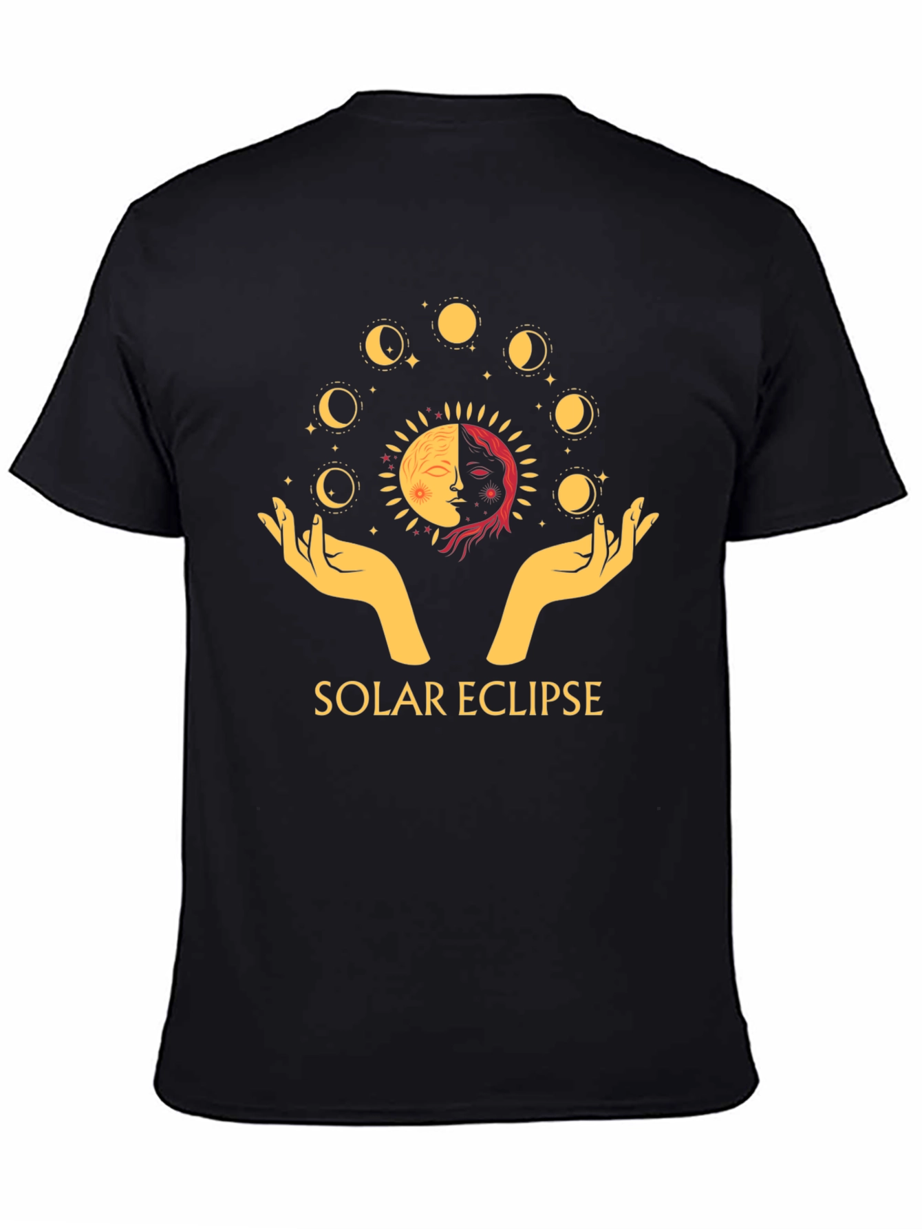 Solar Eclipse Graphic Tee - Celestial Design