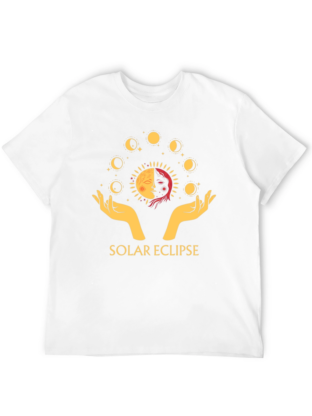 Solar Eclipse Graphic Tee - Celestial Design
