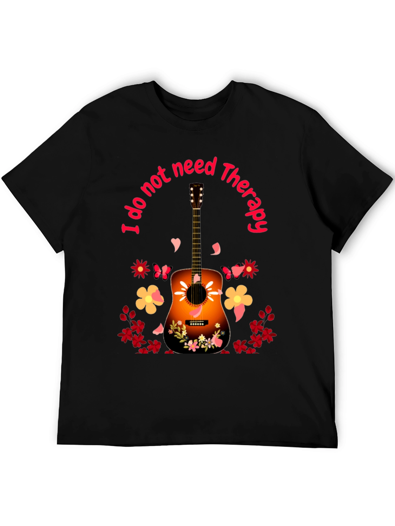 Guitar Therapy T-Shirt - Music Lover Tee