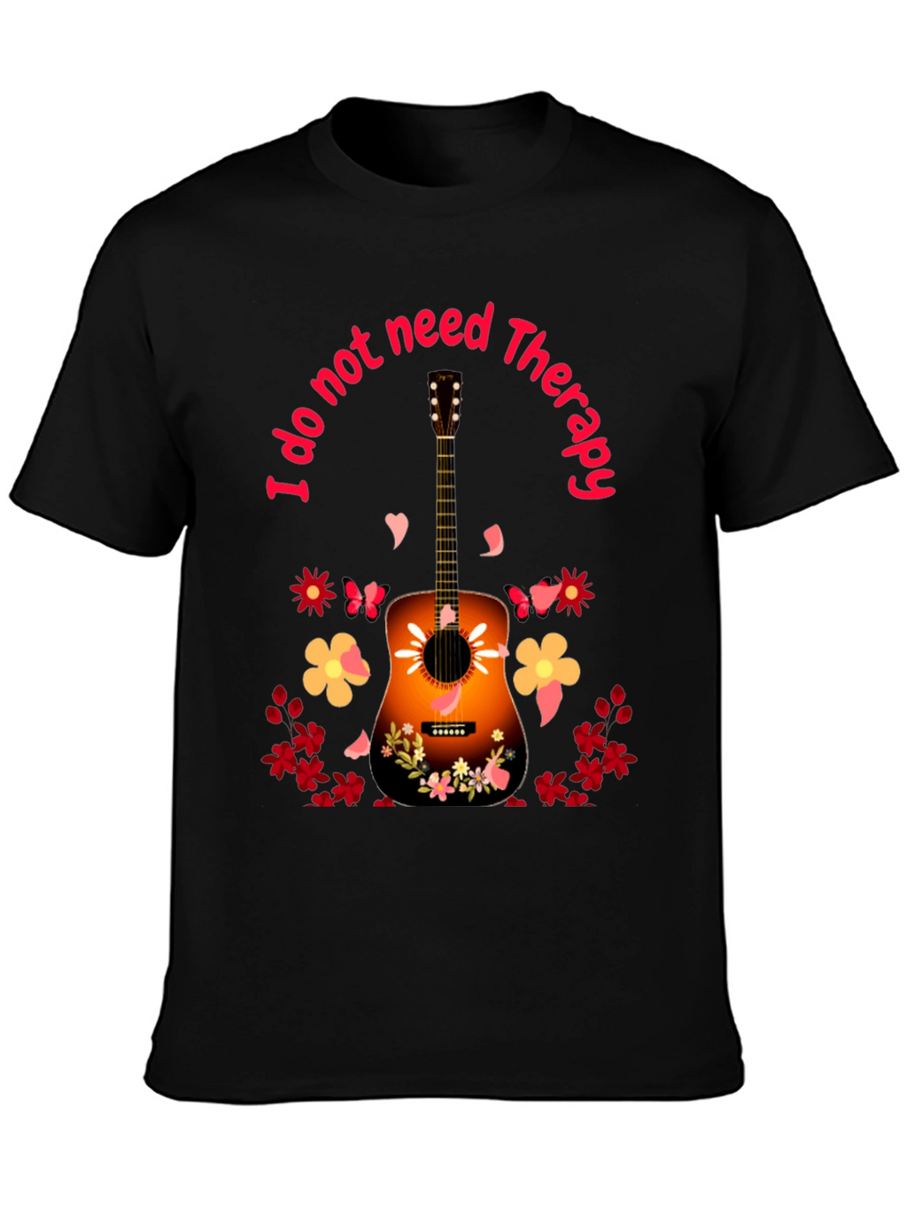 Guitar Therapy T-Shirt - Music Lover Tee