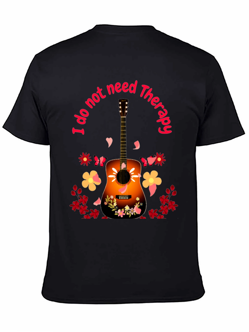 Guitar Therapy T-Shirt - Music Lover Tee
