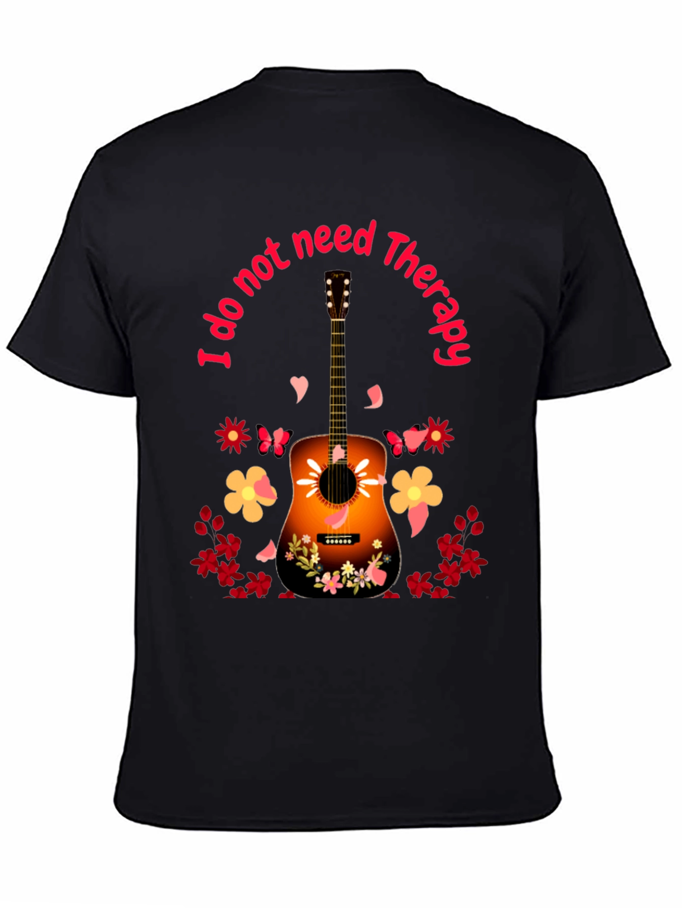 Guitar Therapy T-Shirt - Music Lover Tee