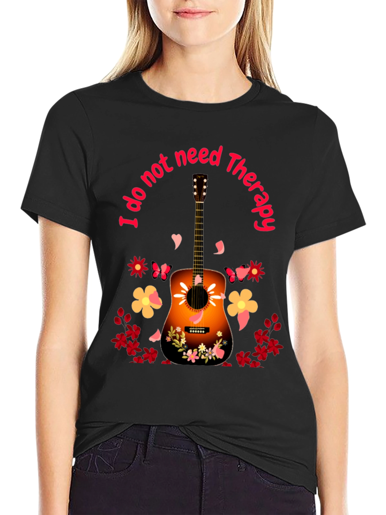 Guitar Therapy T-Shirt - Music Lover Tee