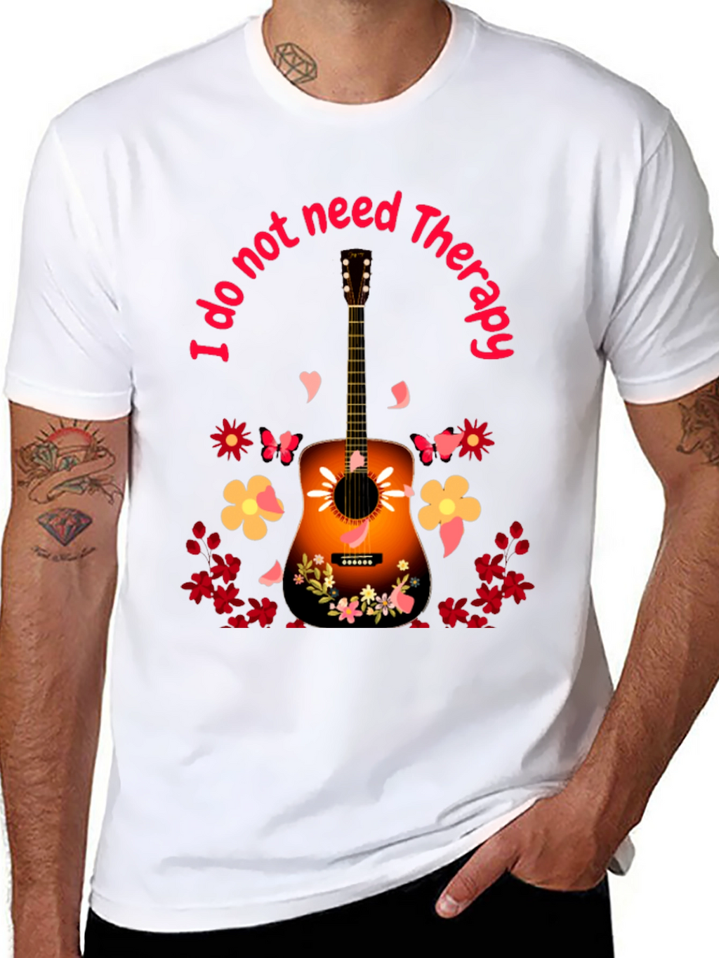 Guitar Therapy T-Shirt - Music Lover Tee