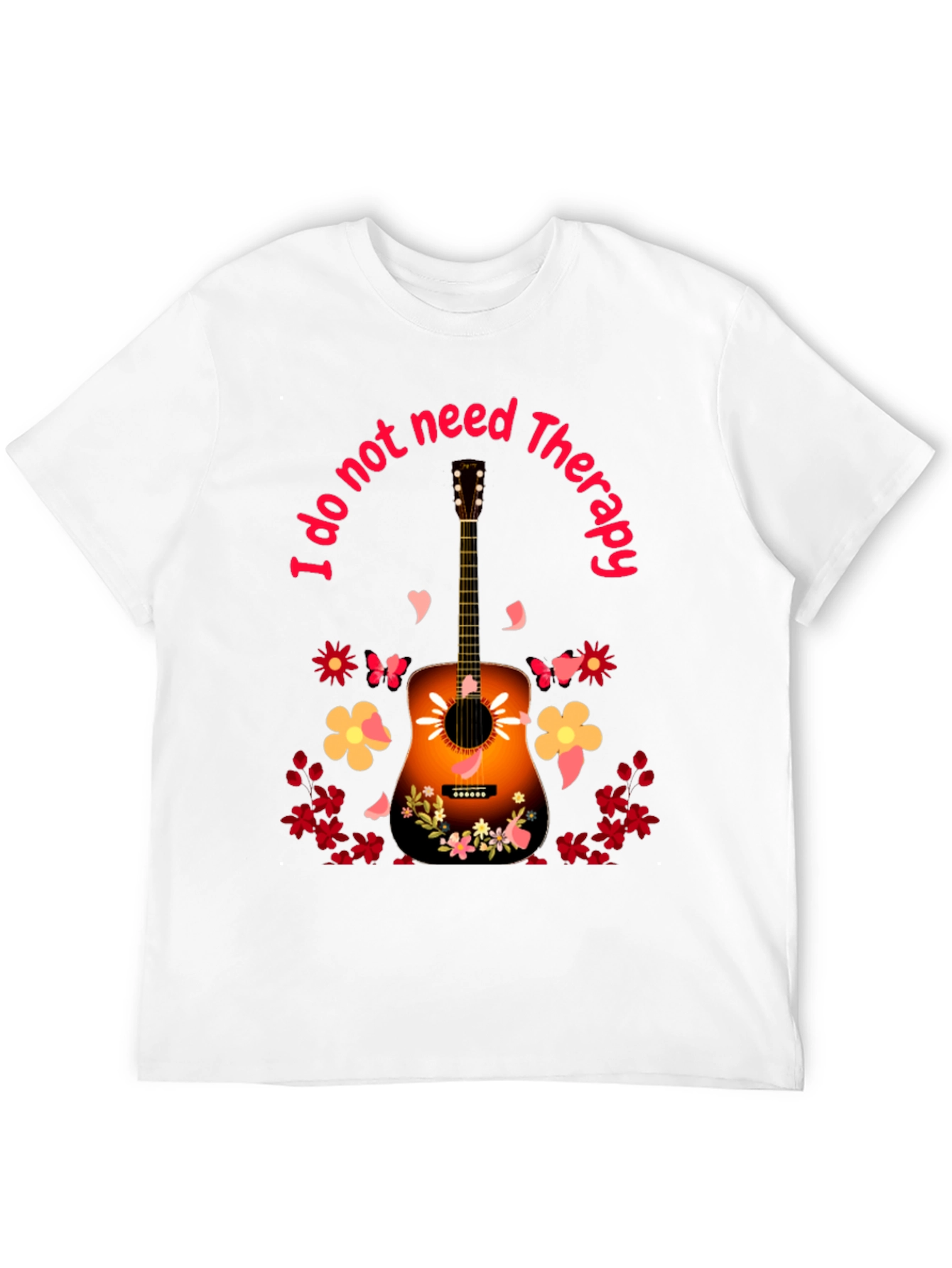 Guitar Therapy T-Shirt - Music Lover Tee