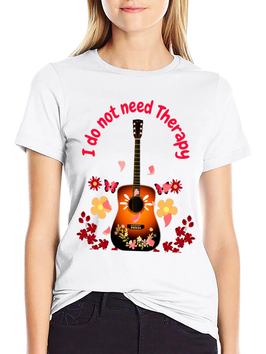 Guitar Therapy T-Shirt - Music Lover Tee