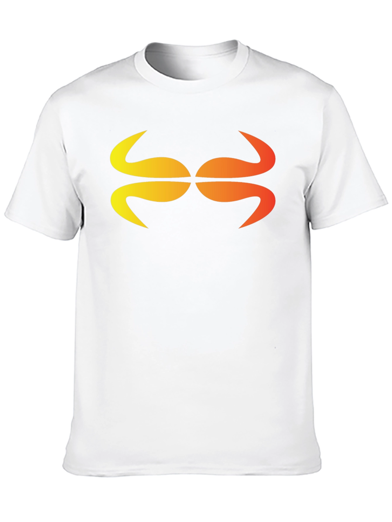 Abstract Graphic Tee - Stylish Black Cotton Blend Shirt