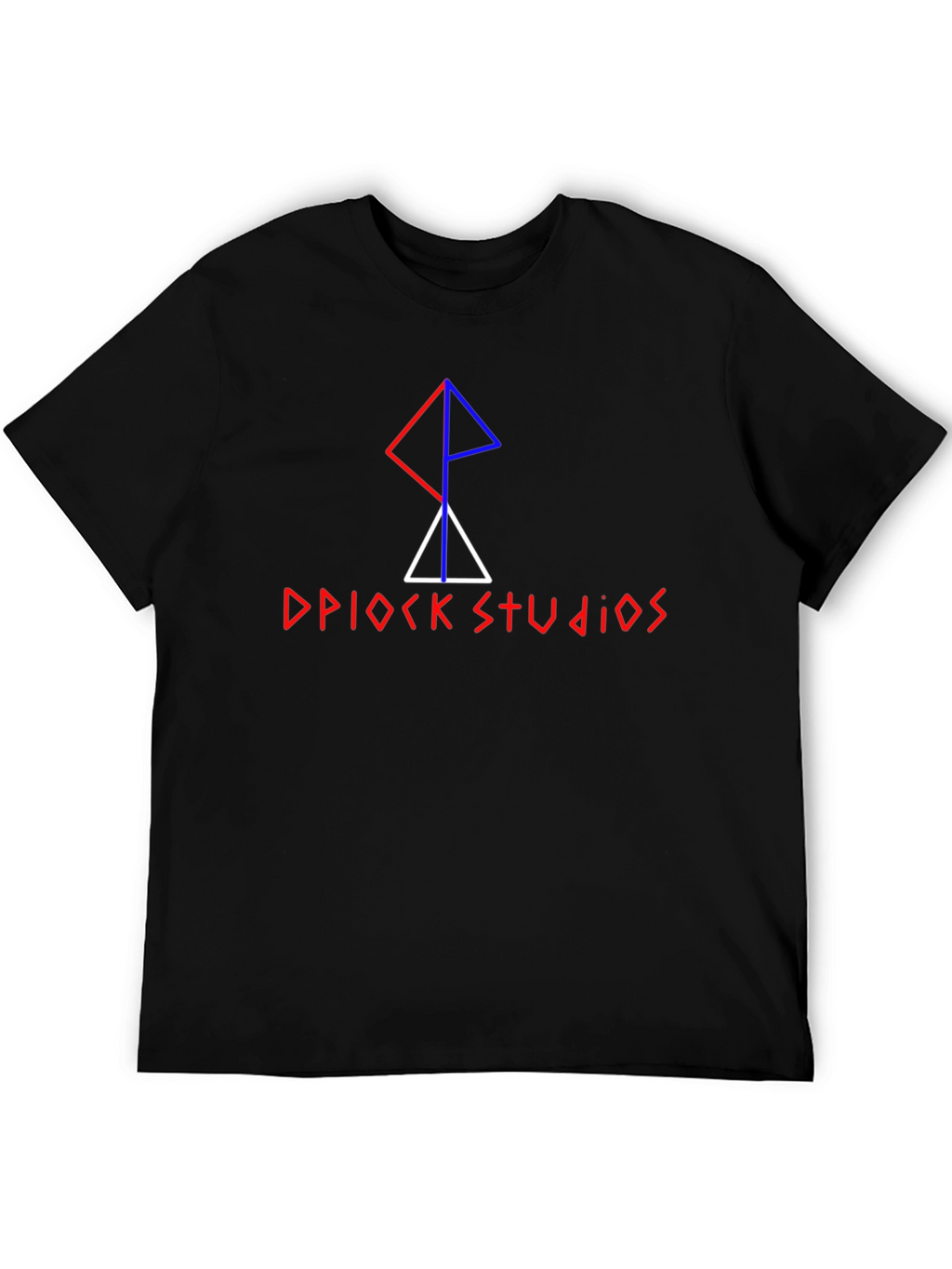 DPIOCK Studios Graphic Print Black Tee