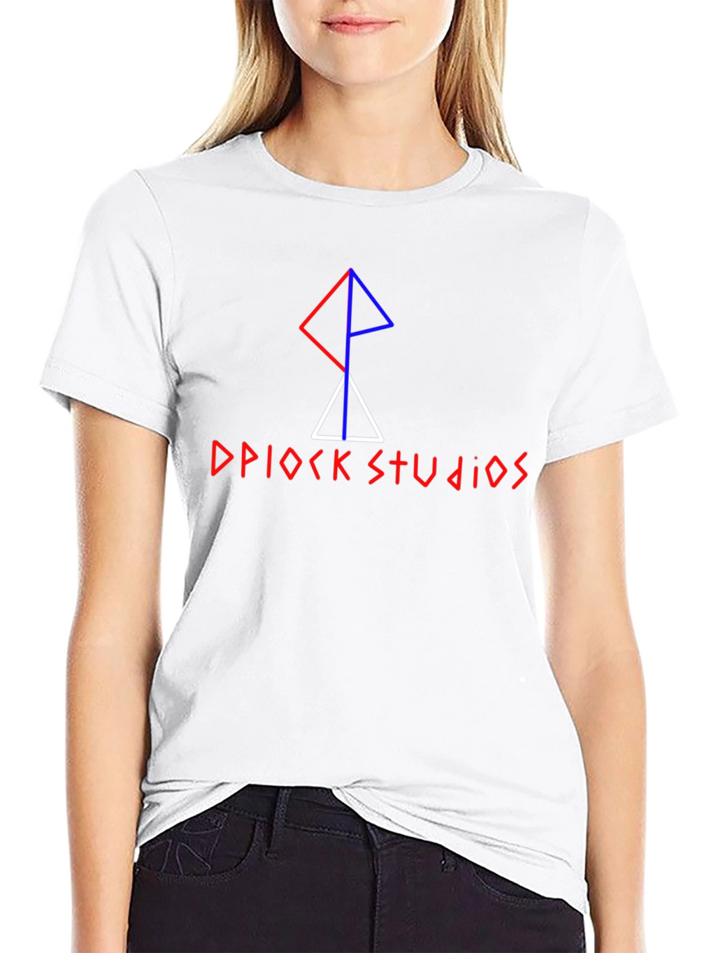DPIOCK Studios Graphic Print Black Tee