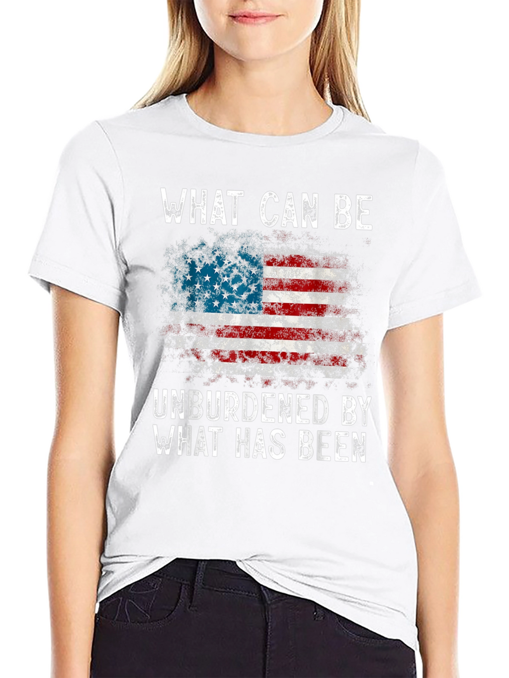 American Flag Graphic T-Shirt - Patriotic Design