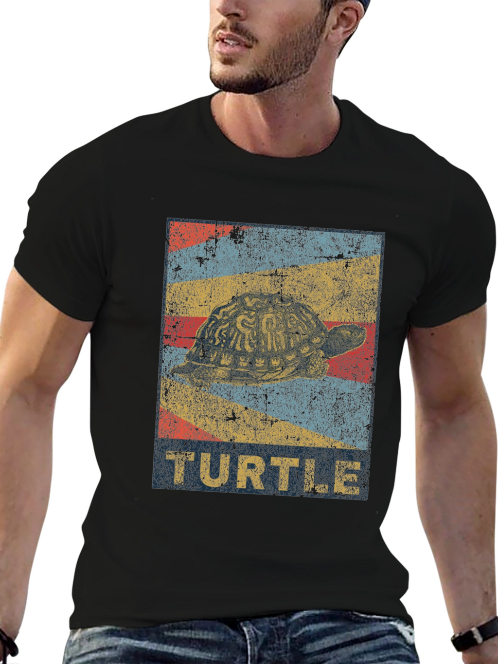 Retro Turtle Graphic Tee - Unisex Short Sleeve