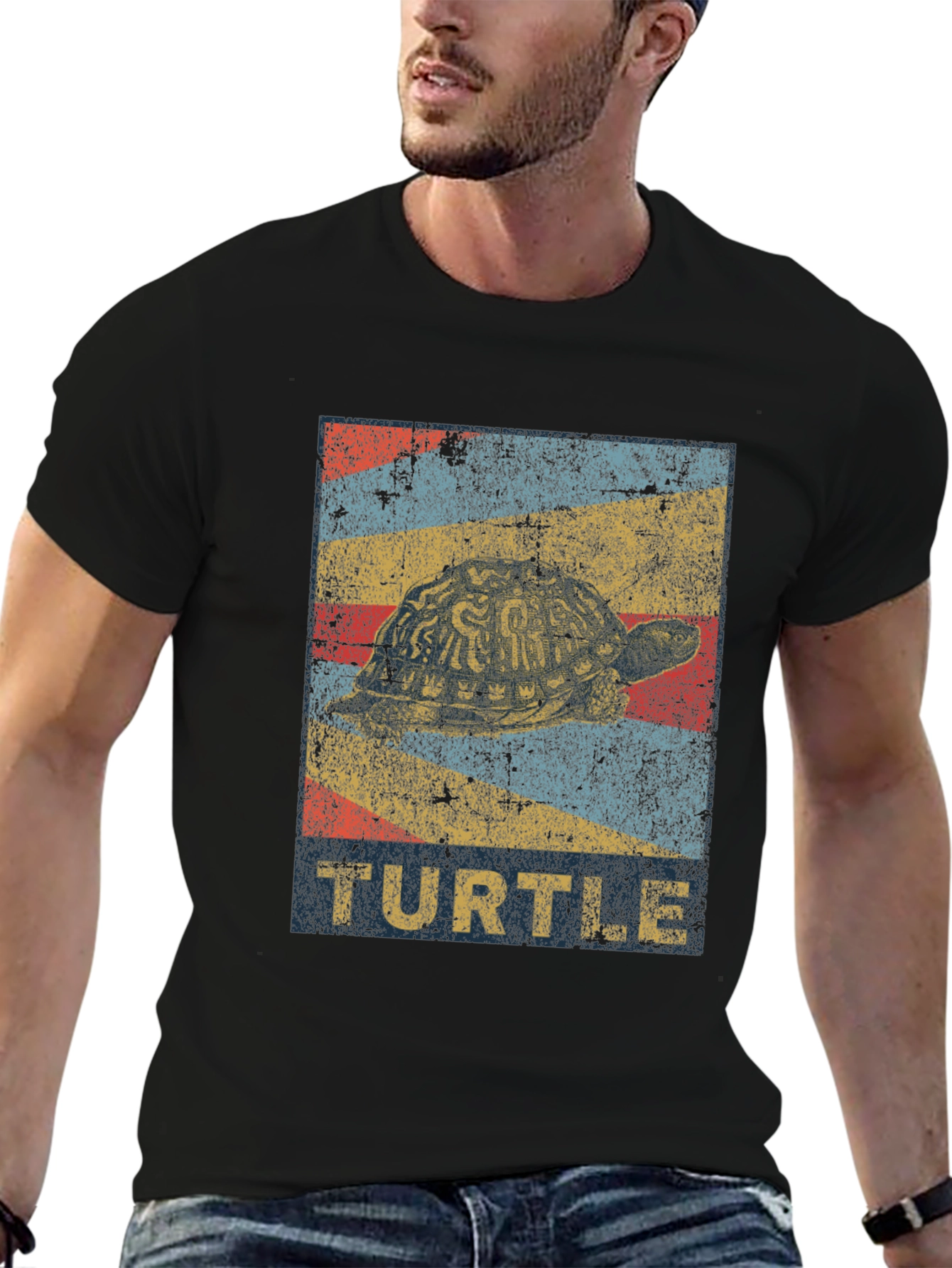 Retro Turtle Graphic Tee - Unisex Short Sleeve