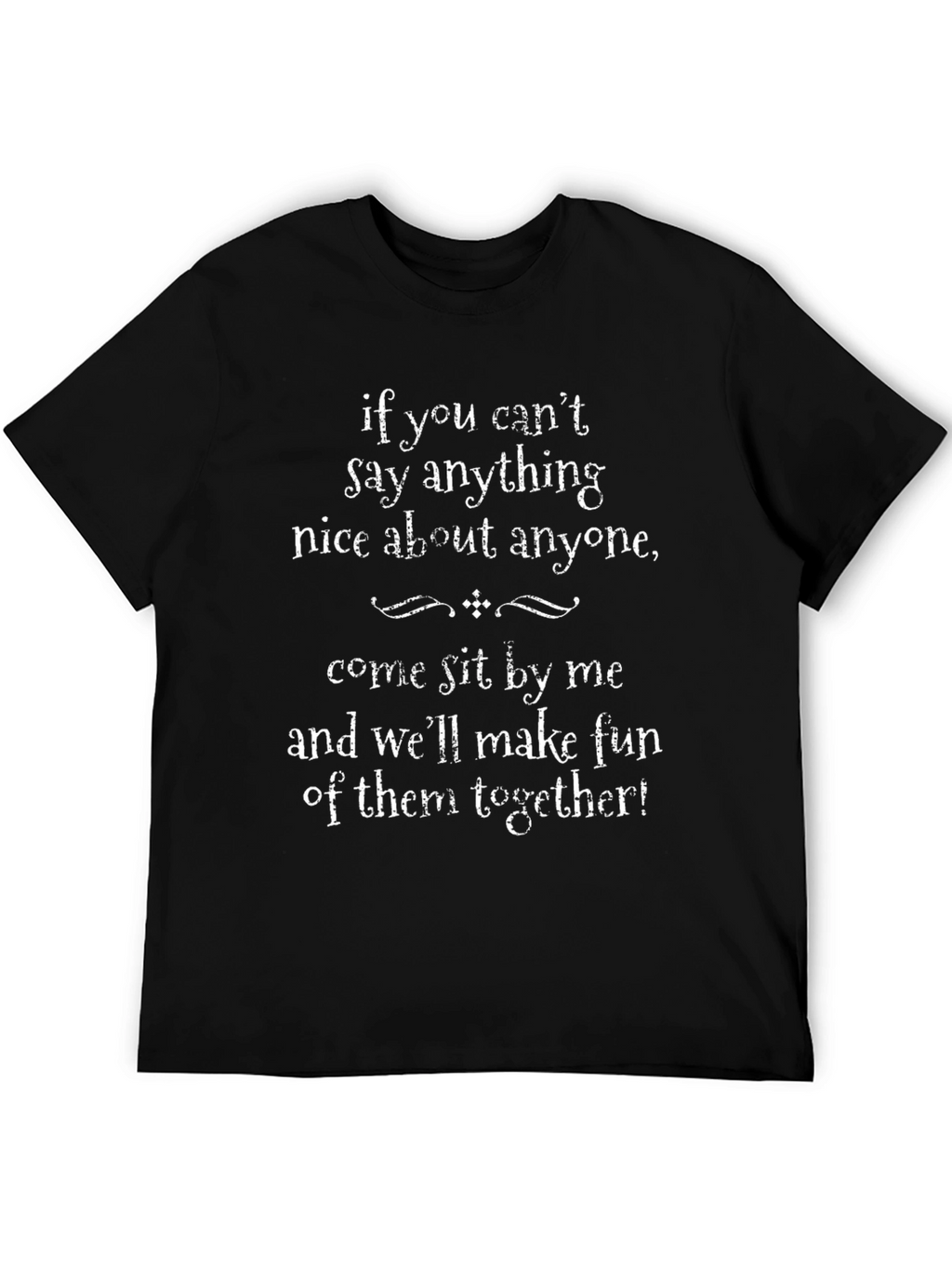 Funny T-Shirt - If You Cant Say Anything Nice...