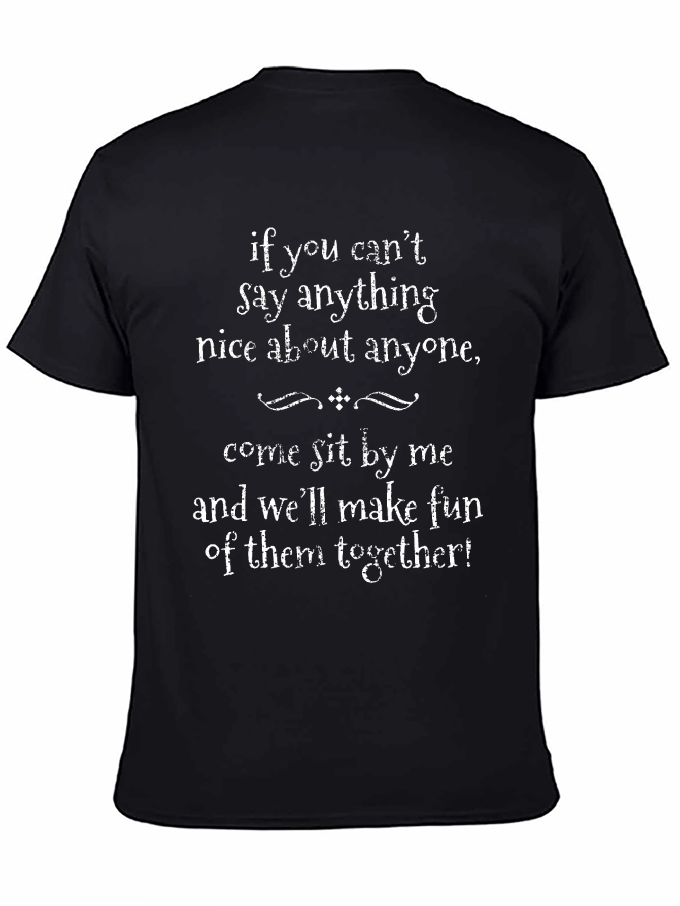 Funny T-Shirt - If You Cant Say Anything Nice...