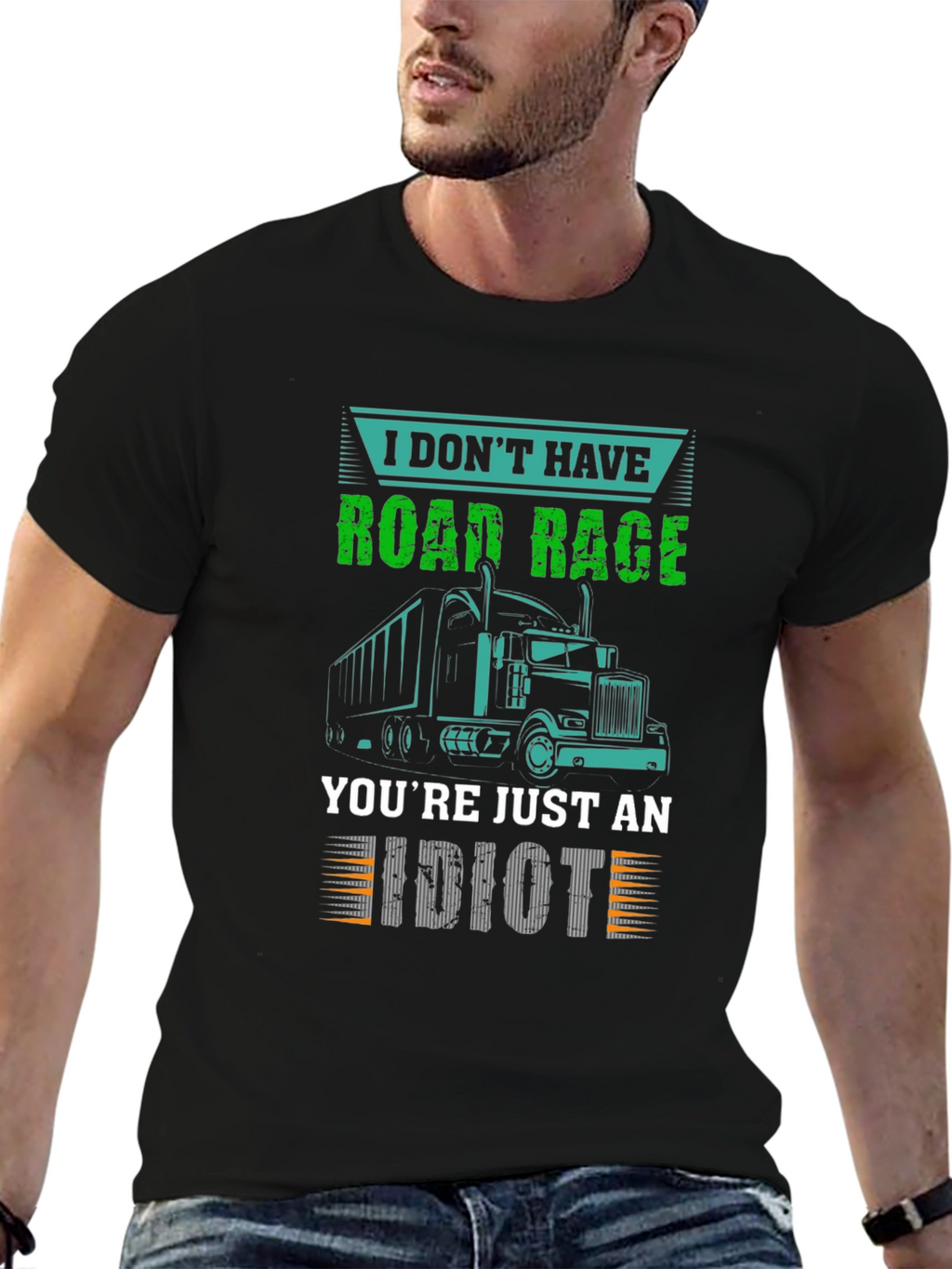 Road Rage Trucker T-Shirt - Sarcastic Trucking Tee
