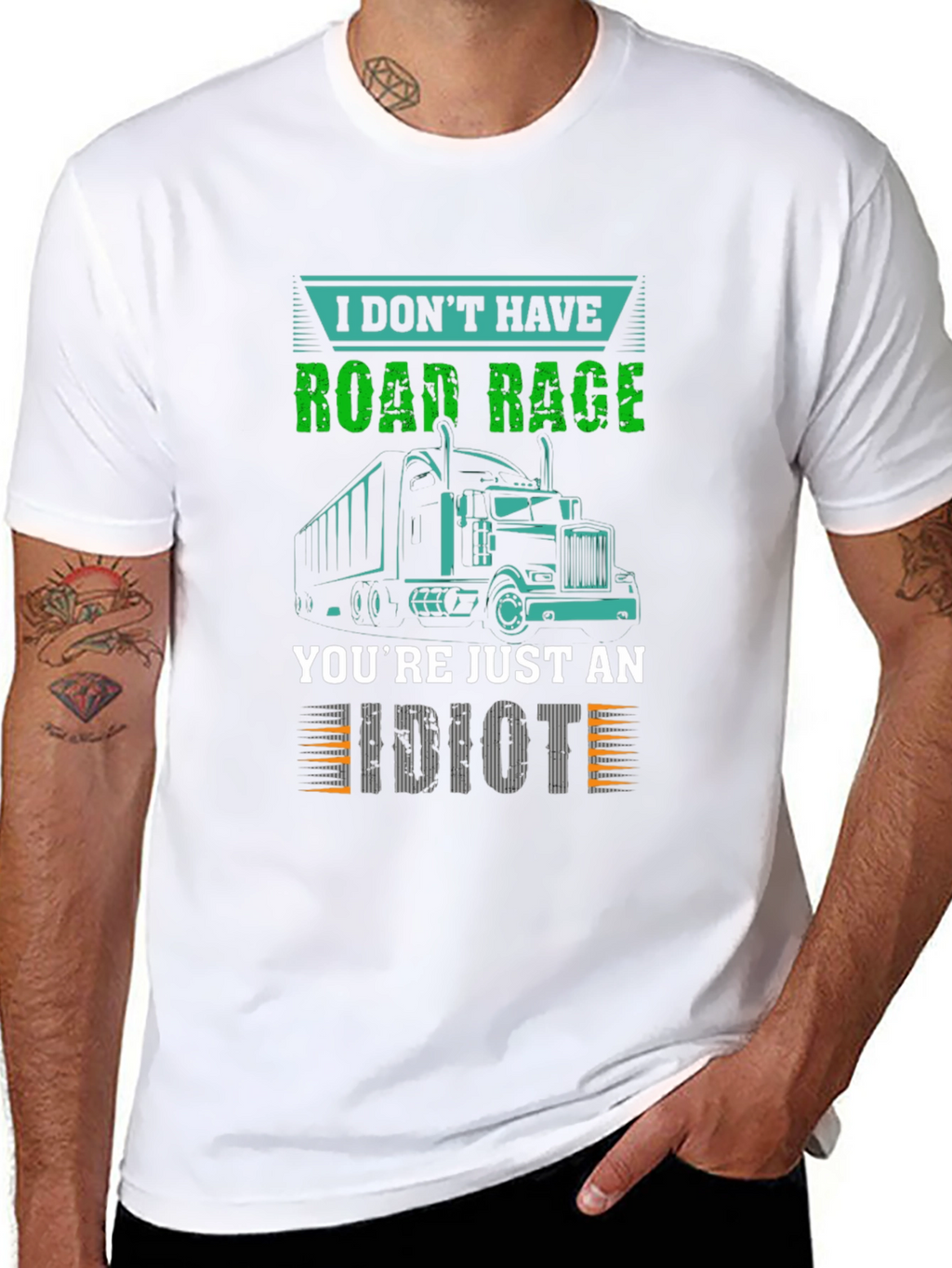 Road Rage Trucker T-Shirt - Sarcastic Trucking Tee