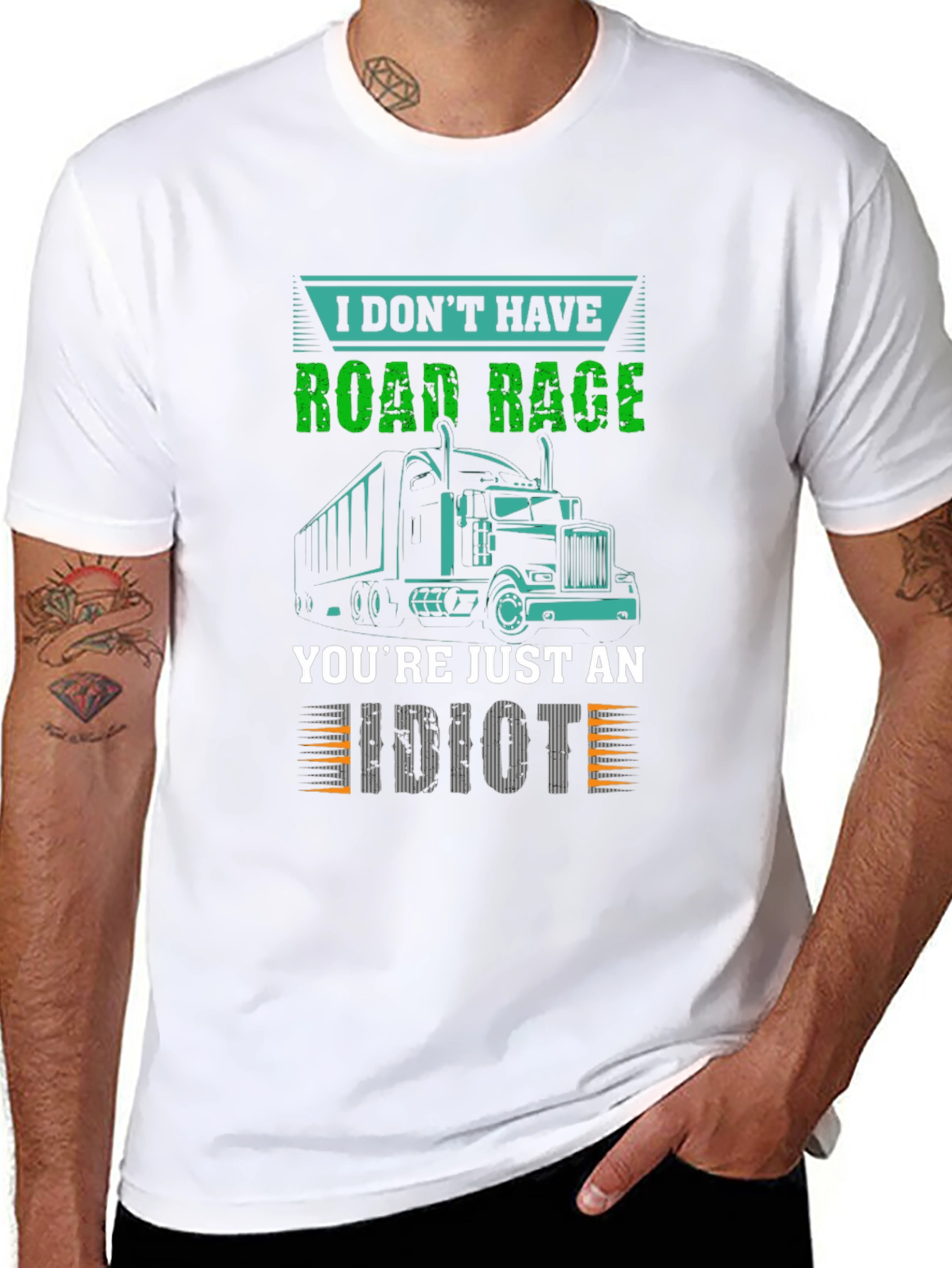Road Rage Trucker T-Shirt - Sarcastic Trucking Tee