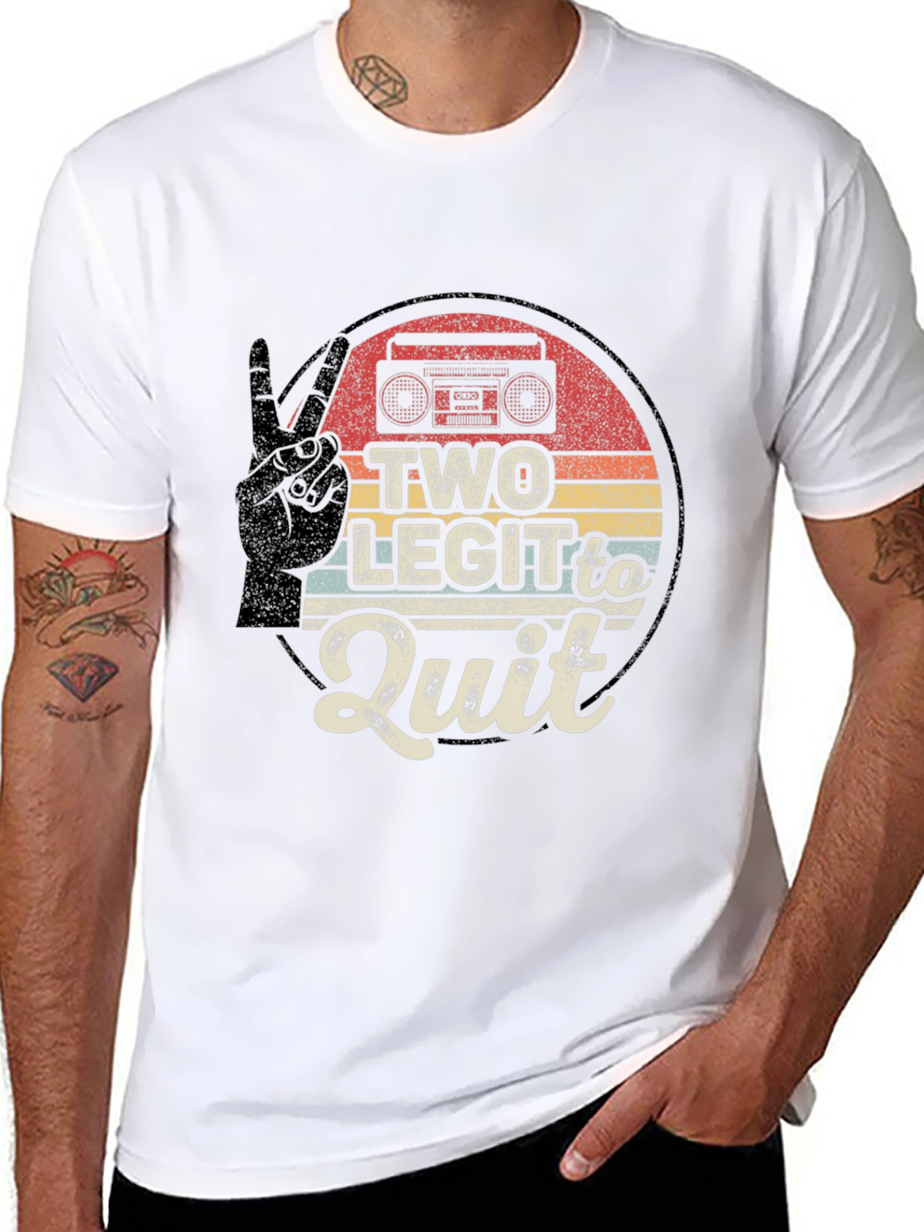 Two Legit to Quit Retro T-Shirt